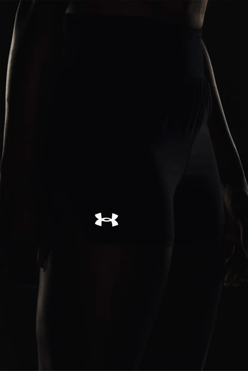 Женские черные шорты UA Run Stamina 3'' Short 6