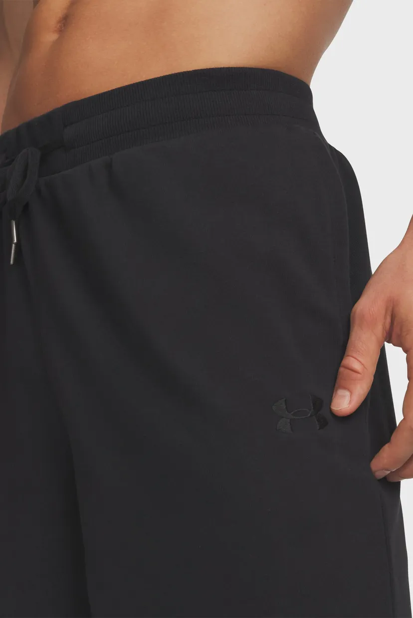 Мужские черные шорты UA Rival LW Shorts-BLK 3