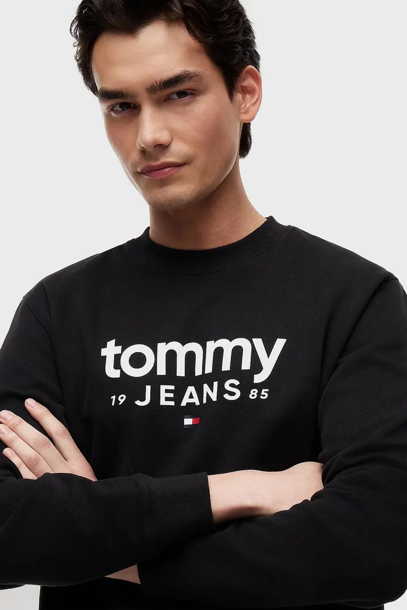 Чоловічий чорний світшот GRAPHIC CREWNECK EXT 4