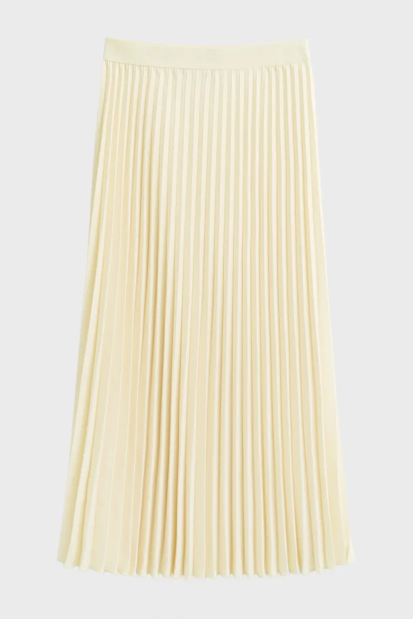 Жіноча жовта плісирована спідниця PLEATED MIDI 6