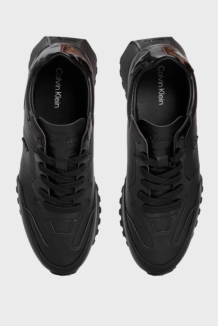 Мужские черные кожаные кроссовки LOW TOP LACE UP LTH W/ HF 3