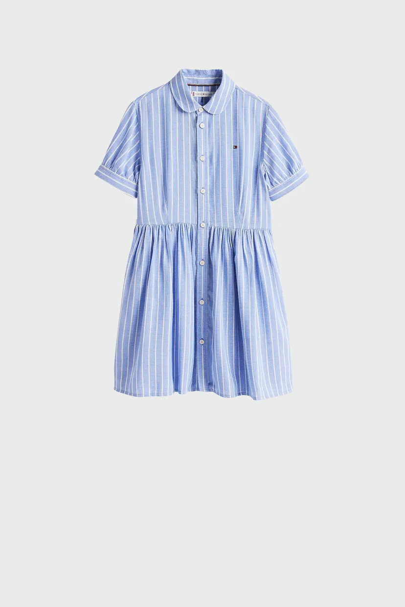 Детское голубое платье в полоску STRIPED 5