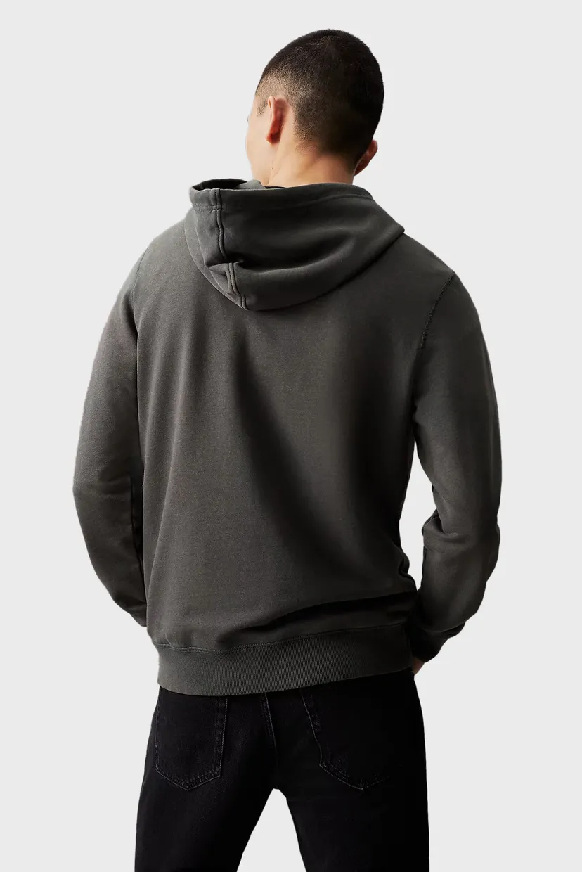Чоловіче темно-сіре худі WASHED MONOLOGO HOODIE 4