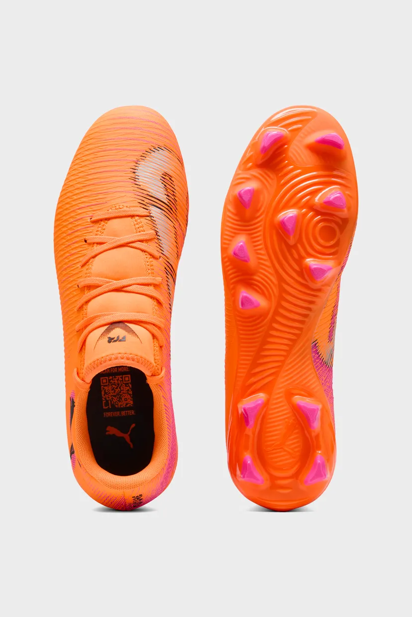 Оранжевые бутсы FUTURE 8 PLAY FG/AG Football Boots Unisex 4
