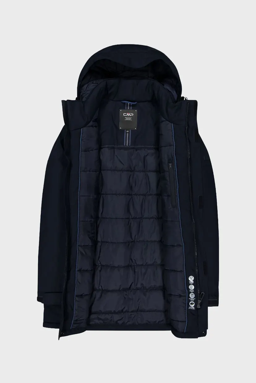 Чоловіча темно-синя парка ZIP HOOD FEEL WARM 4