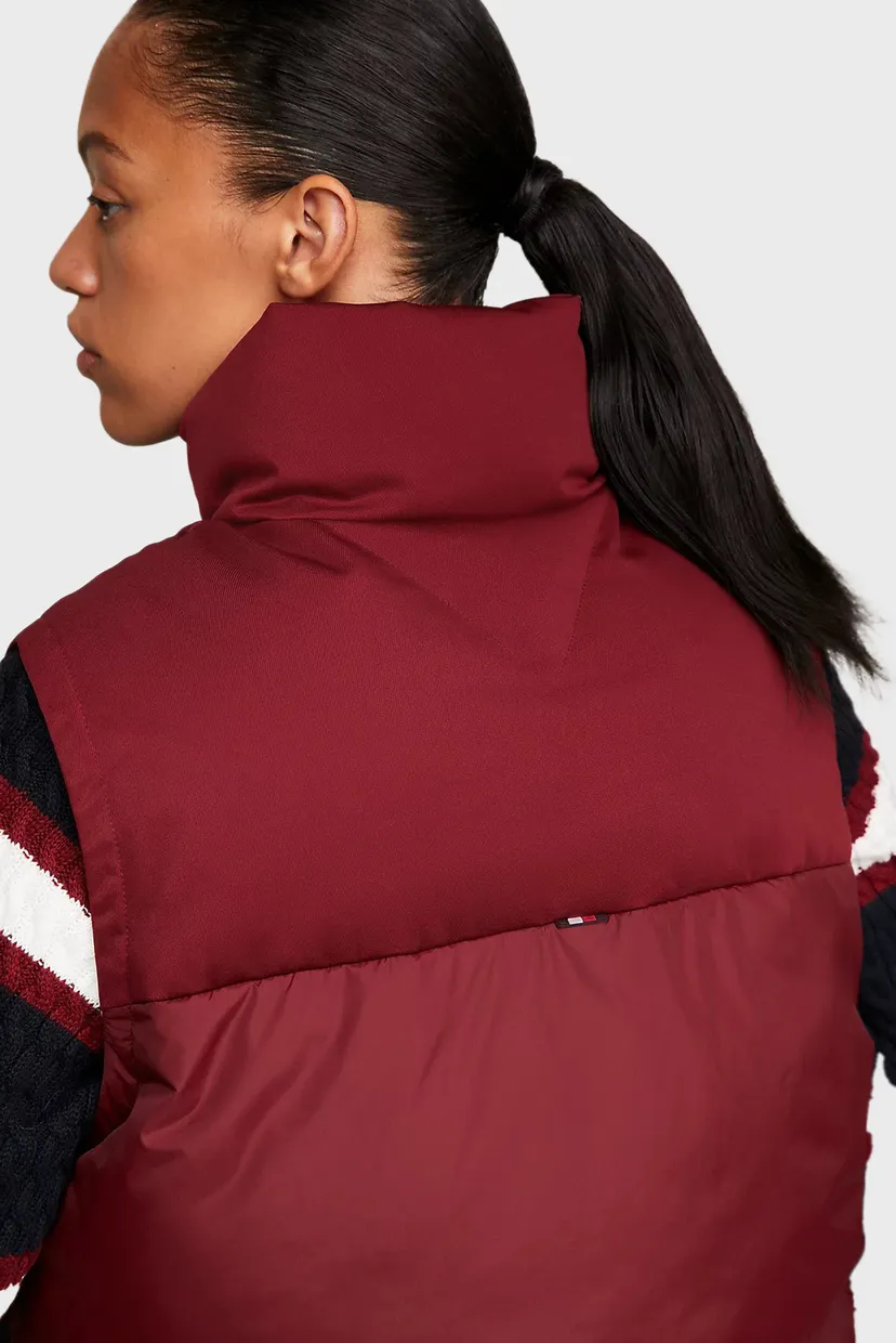 Жіночий червоний жилет NEW YORK PUFFER VEST 5