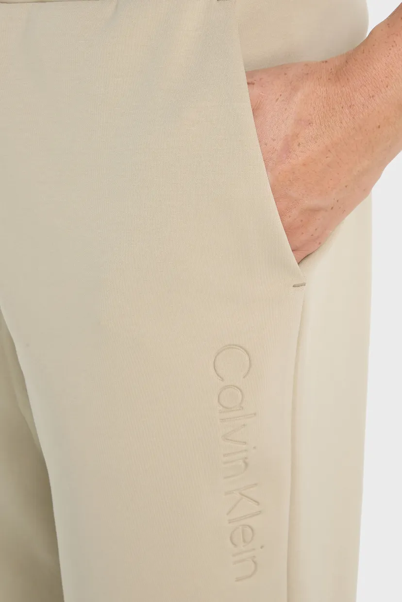 Чоловічі бежеві спортивні штани COMFORT DEBOSSED LOGO 3