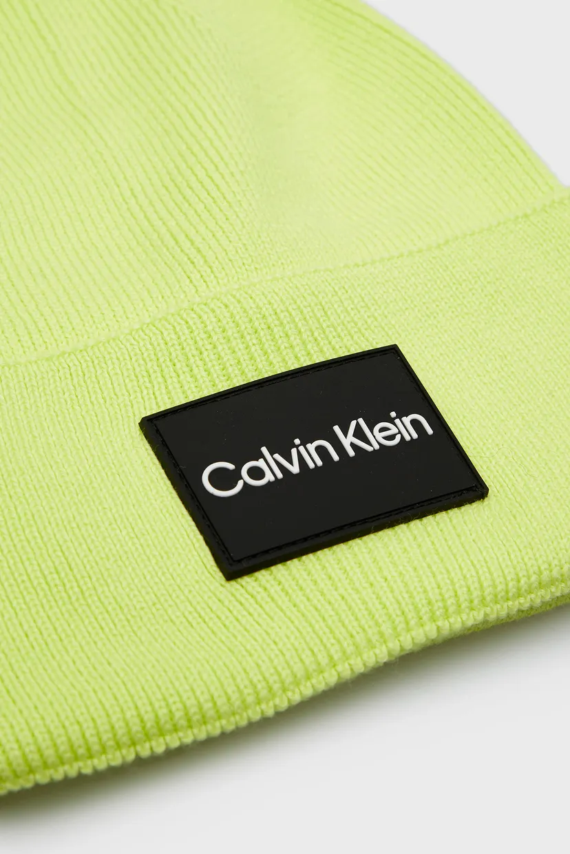 Чоловіча салатова шапка FINE COTTON RIB BEANIE 4