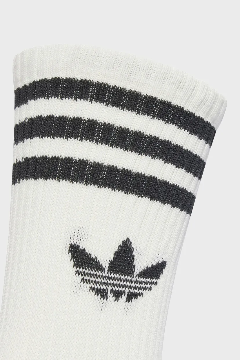 Белые носки (3 пары) 3-Stripes Crew 3