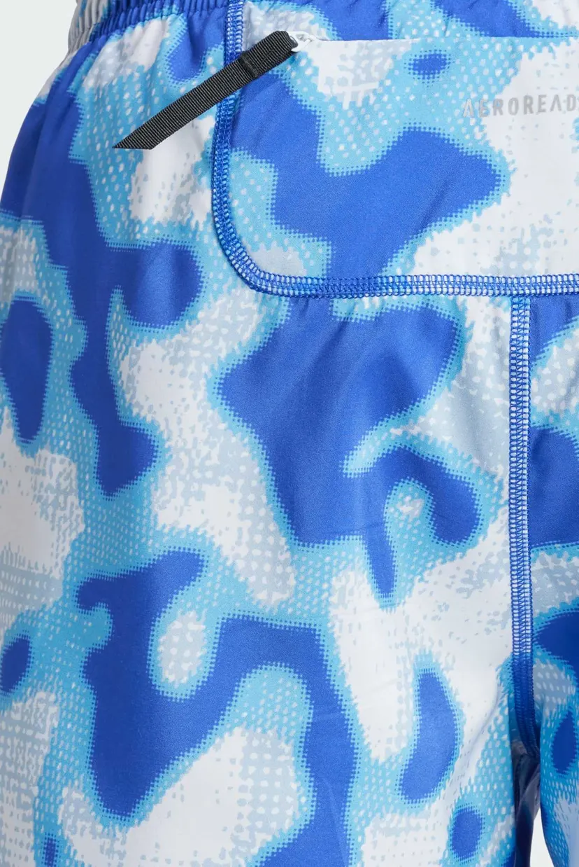 Чоловічі шорти з візерунком Own the Run 3-Stripes Allover Print 5