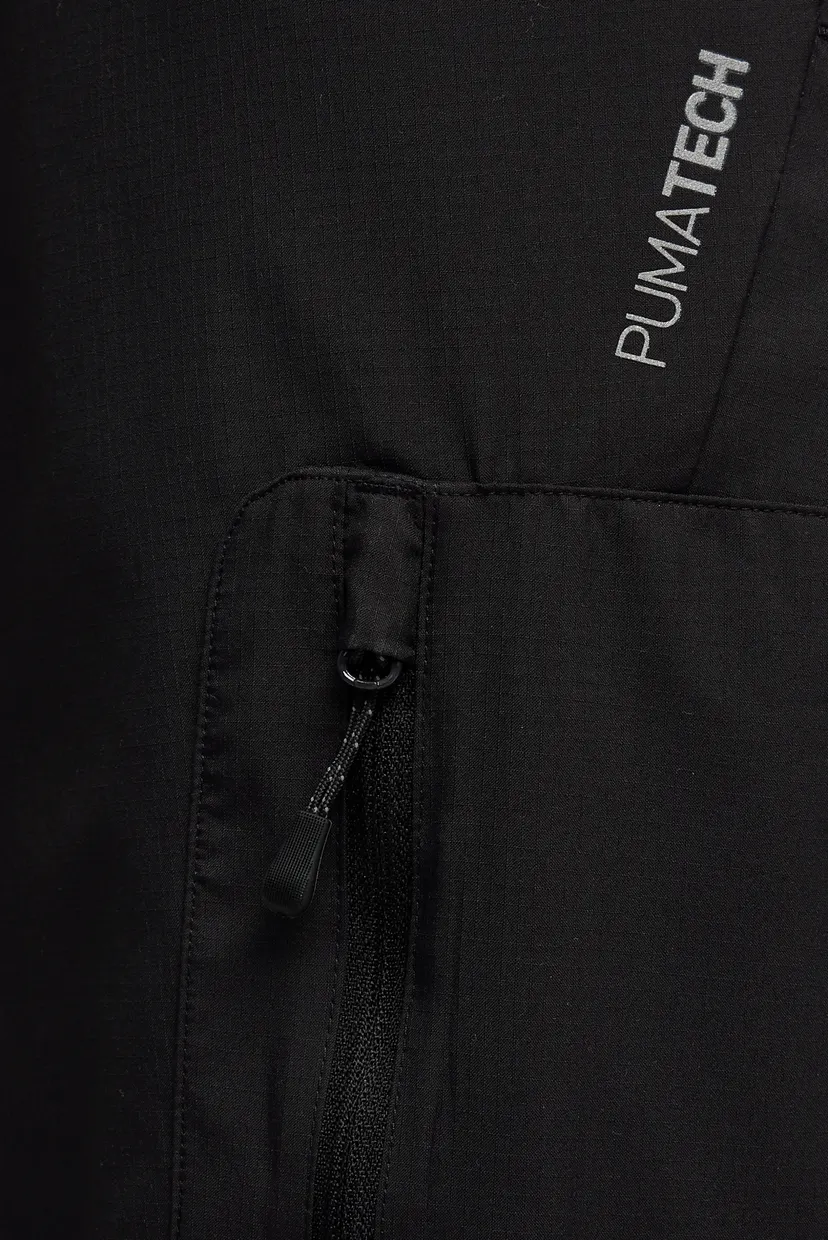 Мужские черные спортивные брюки PUMATECH Woven Cargo Pants Men 4