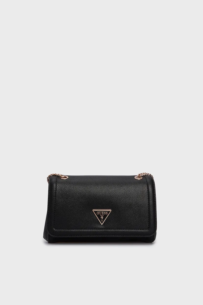 Женская черная сумка NOELLE CONVERTIBLE XBODY FLAP Guess