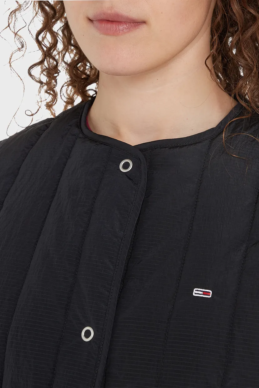 Жіноча темно-синя куртка TJW VERTICAL QUILT LINER 3