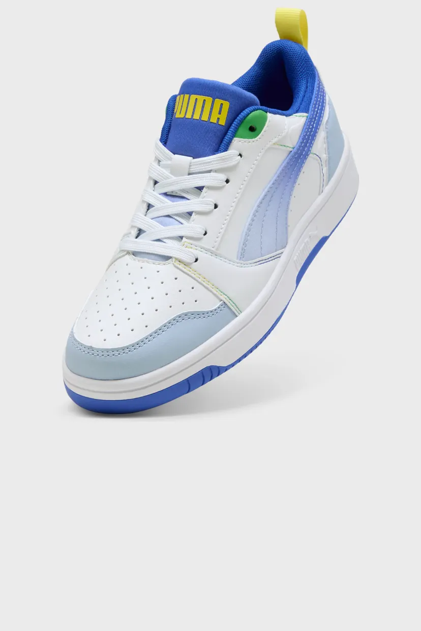 Детские белые сникерсы Rebound V6 Come On Low Basketball Sneakers Youth 5