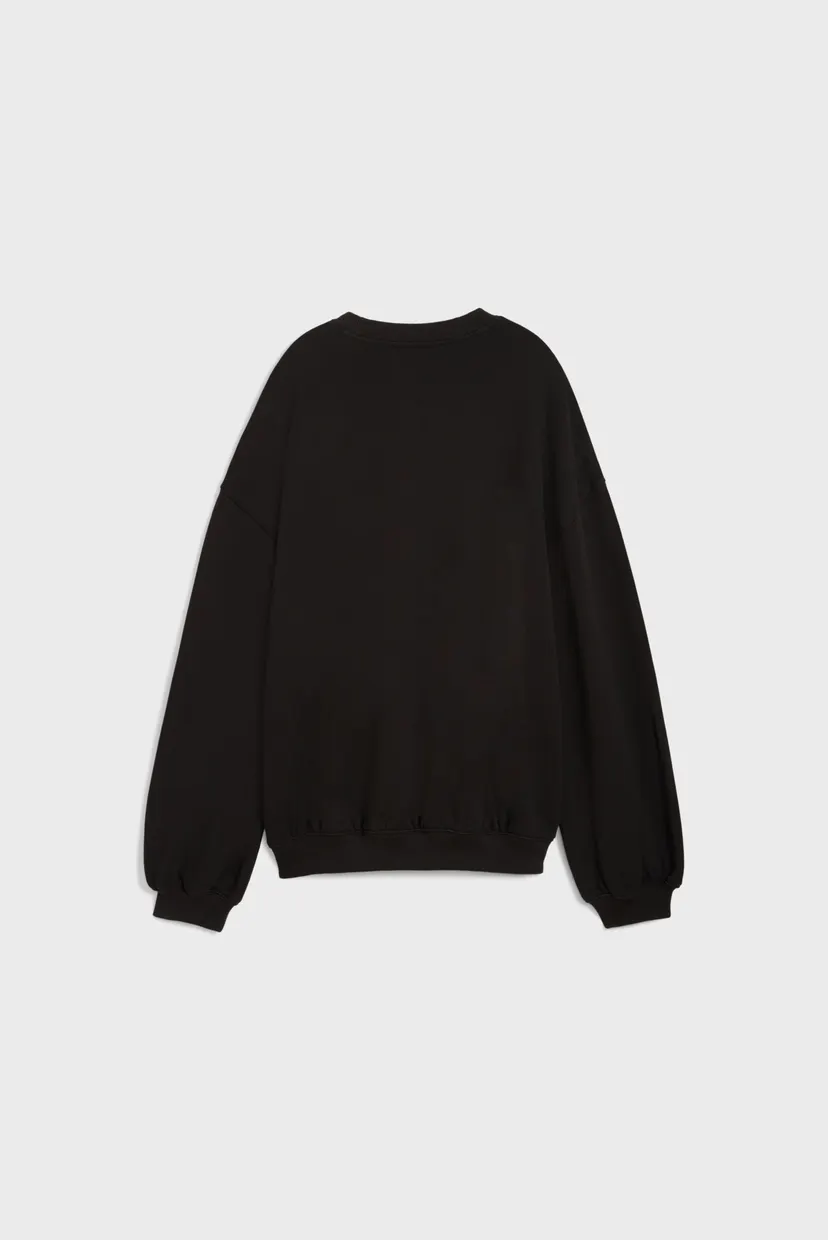 Женский черный свитшот PUMA x ROSÉ Oversized Crew Women 7