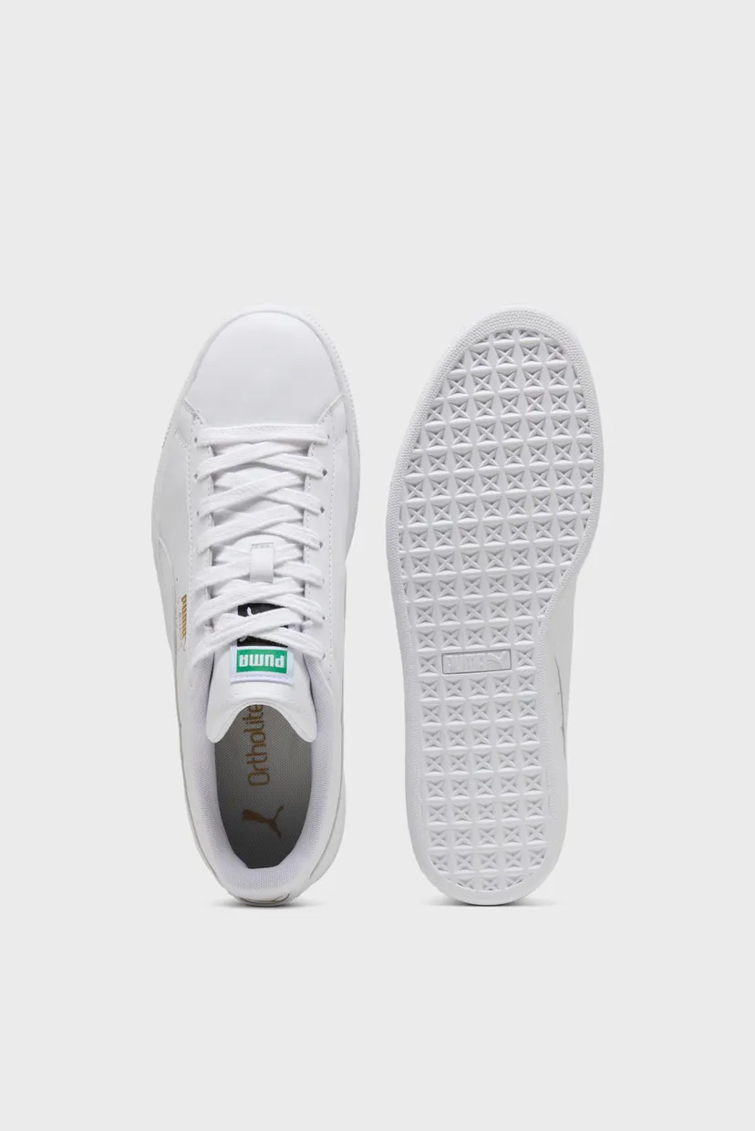 Белые кожаные сникерсы Suede Sneakers Unisex 4