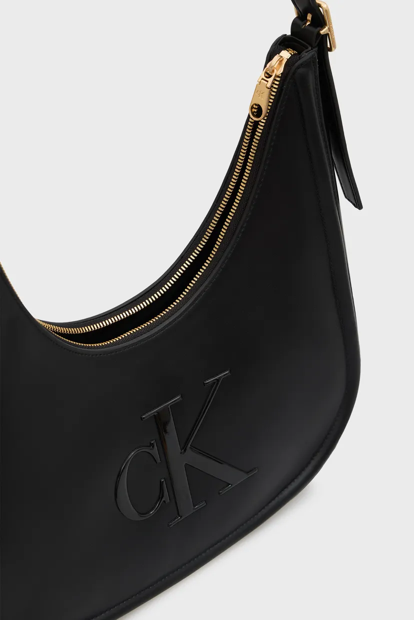 Жіноча чорна сумка BOLD CK CRESCENT 5