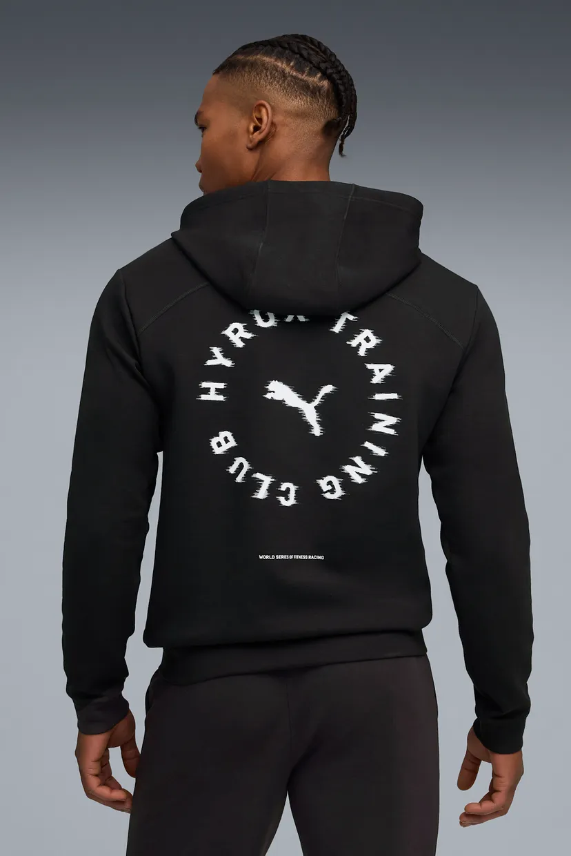 Чоловіче чорне худі PUMA x HYROX CLOUDSPUN Hoodie Men 4