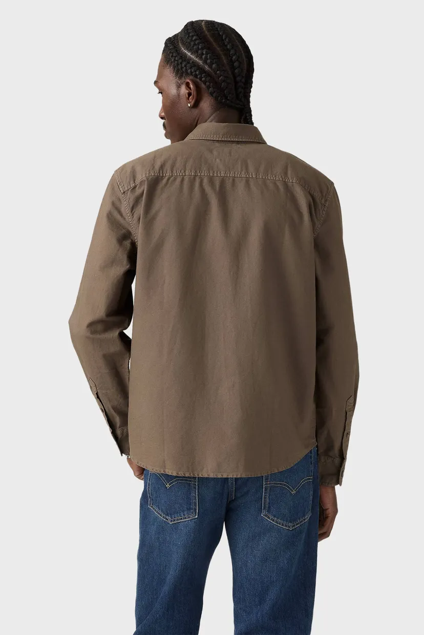 Чоловіча оливкова сорочка Levi's® A7210;0051 — MD-Fashion