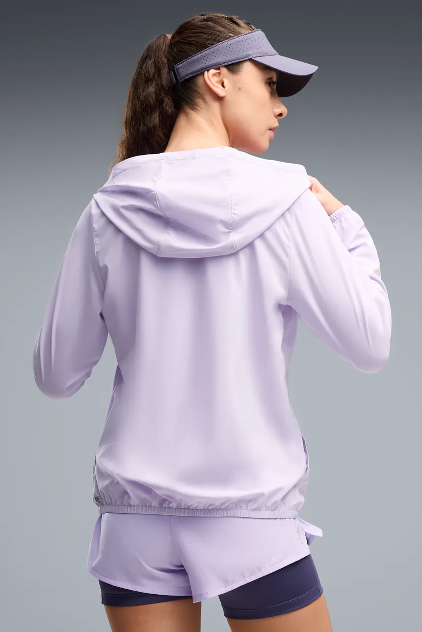 Жіноча бузкова вітровка VELOCITY Woven Running Jacket Women 3