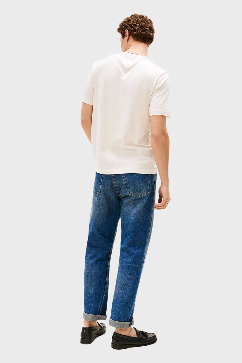 Чоловіча біла футболка COTTON MODAL TEE 3