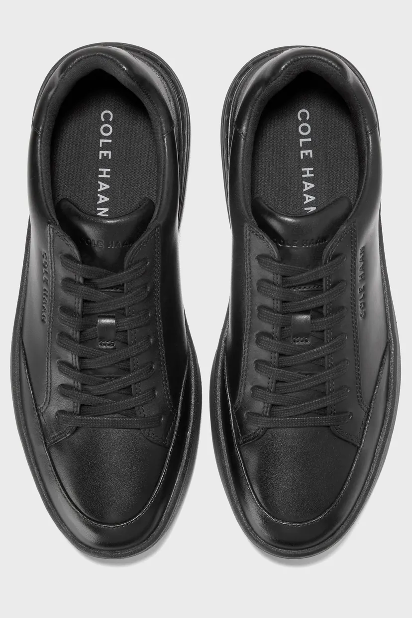 Мужские черные кожаные сникерсы GrandPrø Halfcourt SkyWeave™ Sneaker 4