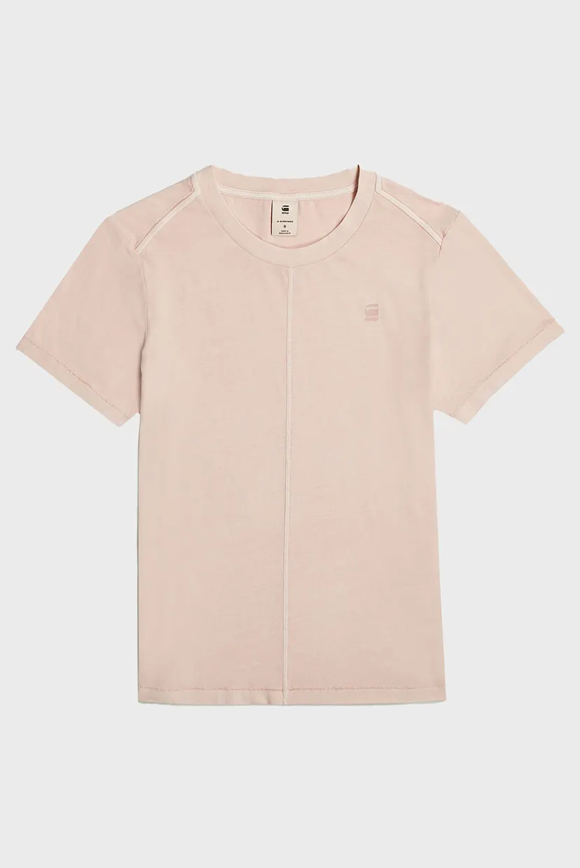 Жіноча пудрова футболка Overdyed 6