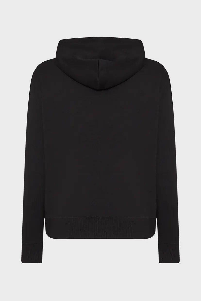 Мужское черное худи EMBOSSED LOGO HOODIE 5