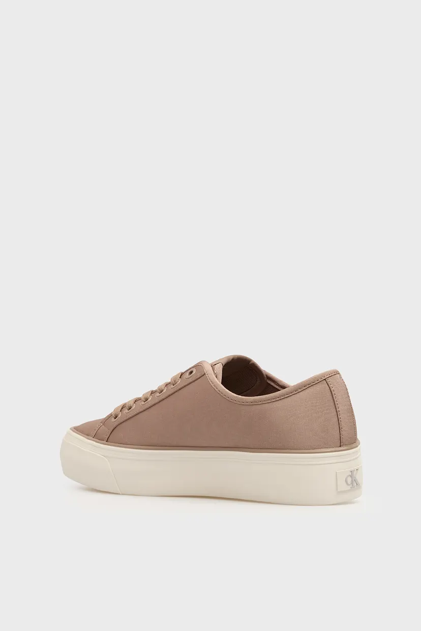 Женские коричневые сникерсы FLATFORM 5