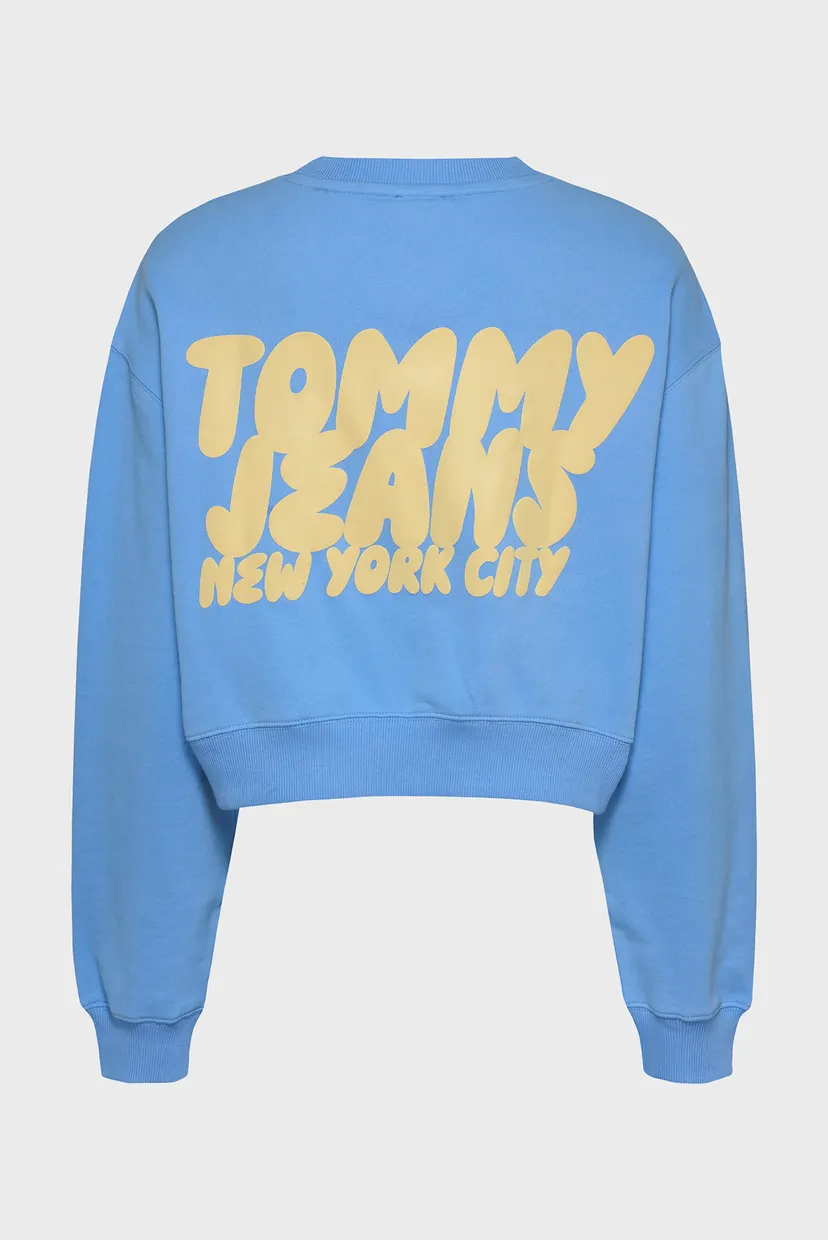 Женский голубой свитшот TJW RLX CRP TJ BUBBLE CREW 7