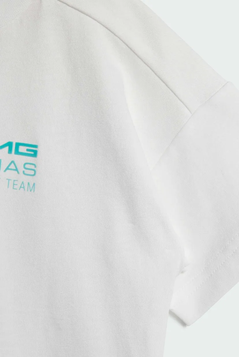 Дитячий білий комплект одягу (футболка, шорти) Mercedes - AMG Petronas Formula One Team DNA Kids 7