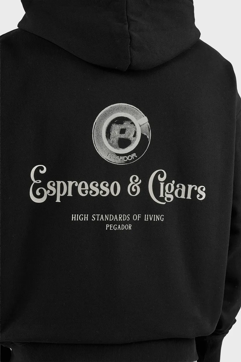 Чоловіче чорне худі Dragor Oversized Sweat 5