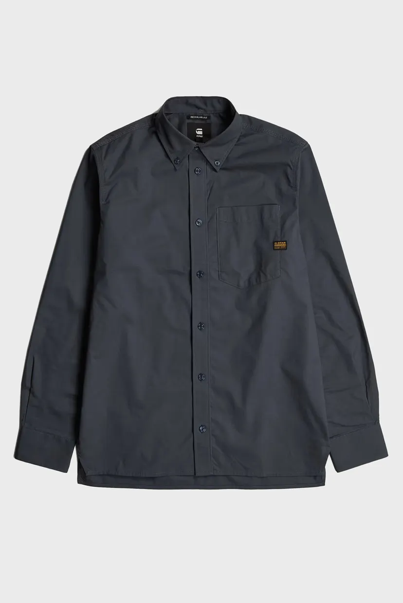 Чоловіча темно-синя сорочка One pkt regular shirt l/s 5