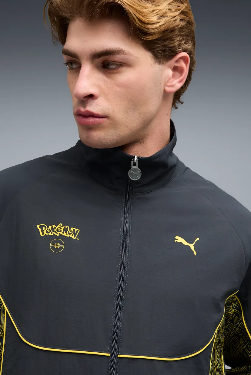 Мужская темно-серая ветровка PUMA x POKÉMON PUMATECH-X Track Jacket Men 4