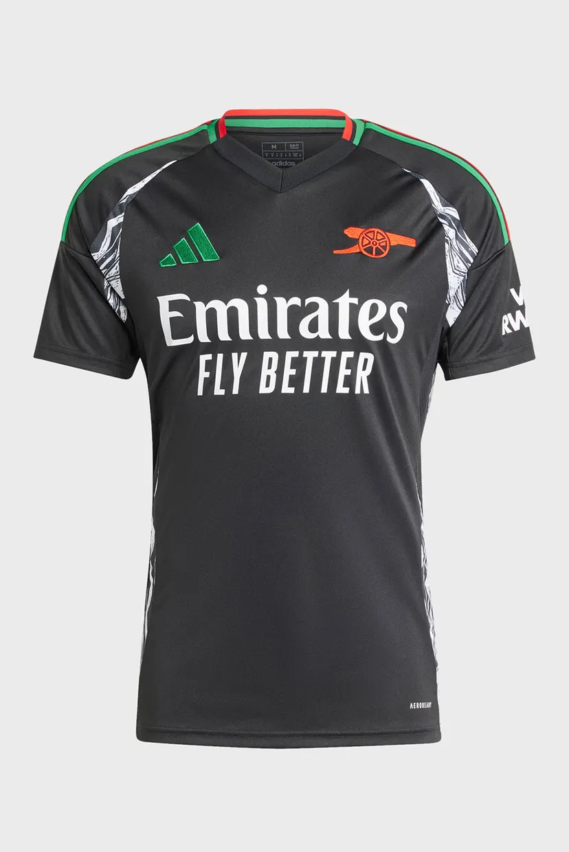 Чоловіча чорна футболка Arsenal 24/25 Away 6
