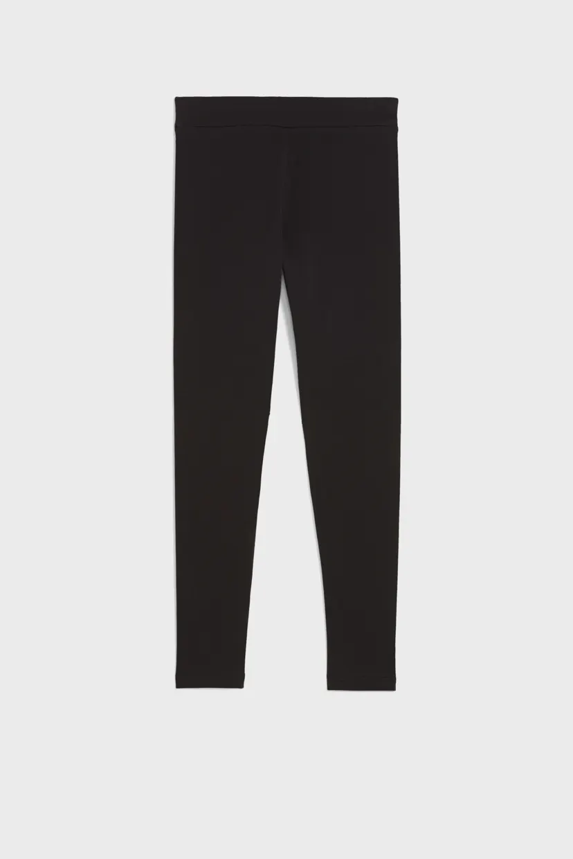 Детские черные тайтсы ESS Leggings Youth 5