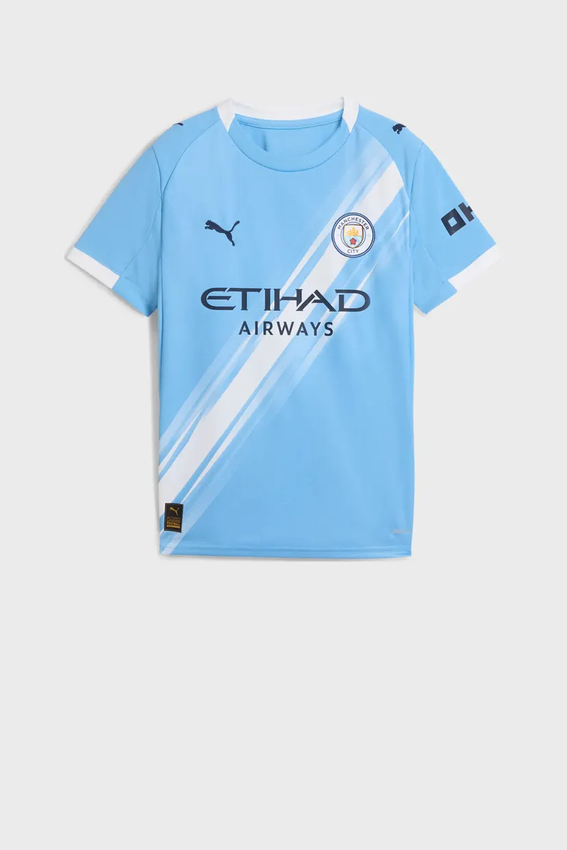 Детская голубая футболка Manchester City 25/26 Home Jersey Youth 5