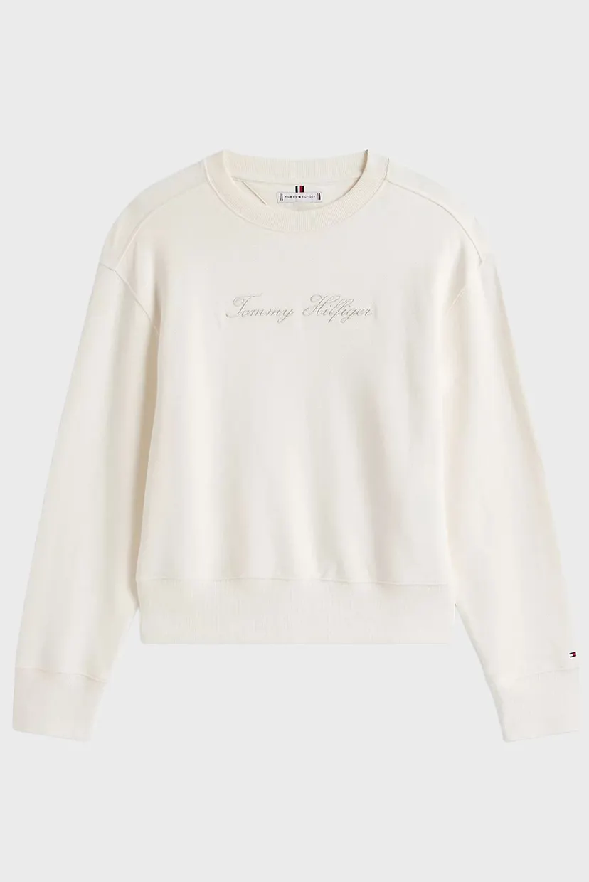 Женский белый свитшот LUREX SCRIPT REG 5