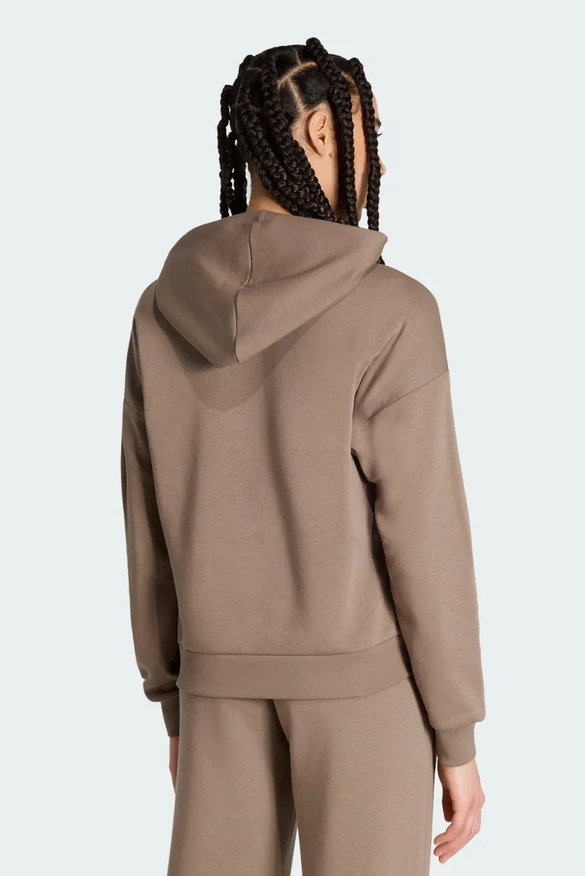 Женское коричневое худи Essentials Small Logo Feel Cozy 3