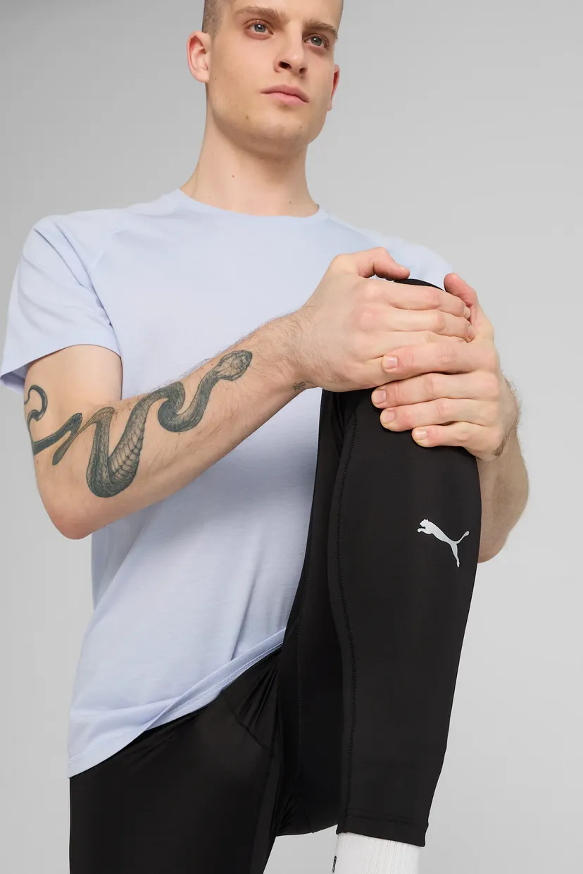 Мужские черные тайтсы VELOCITY Long Running Tights Men 4