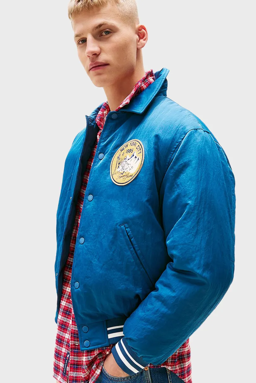 Мужской синий бомбер TJM BOMBER 4