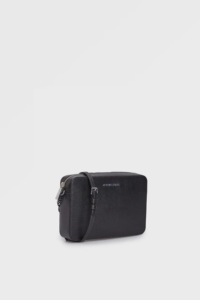 Жіноча чорна шкіряна сумка JET SET LG EW CROSSBODY 3