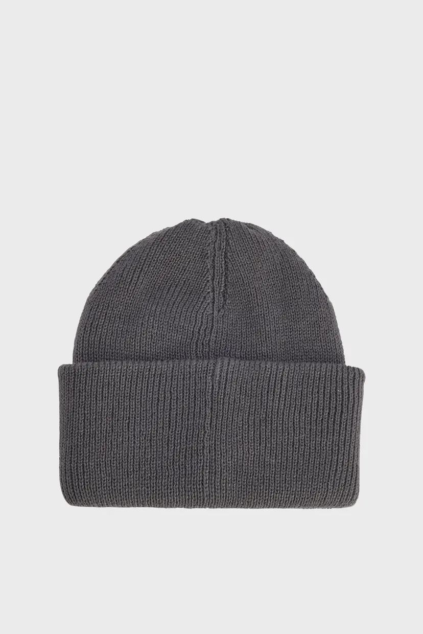 Серая шапка Y-3 Classic Knitted 3