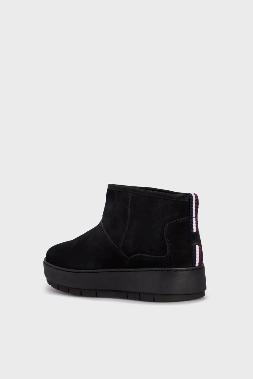 Женские черные замшевые угги COOL SUEDE SNOWBOOT 3