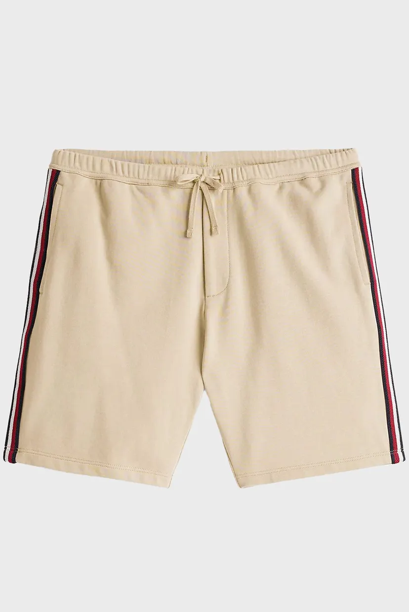 Чоловічі бежеві шорти GLOBAL STRIPE SWEATSHORTS 6