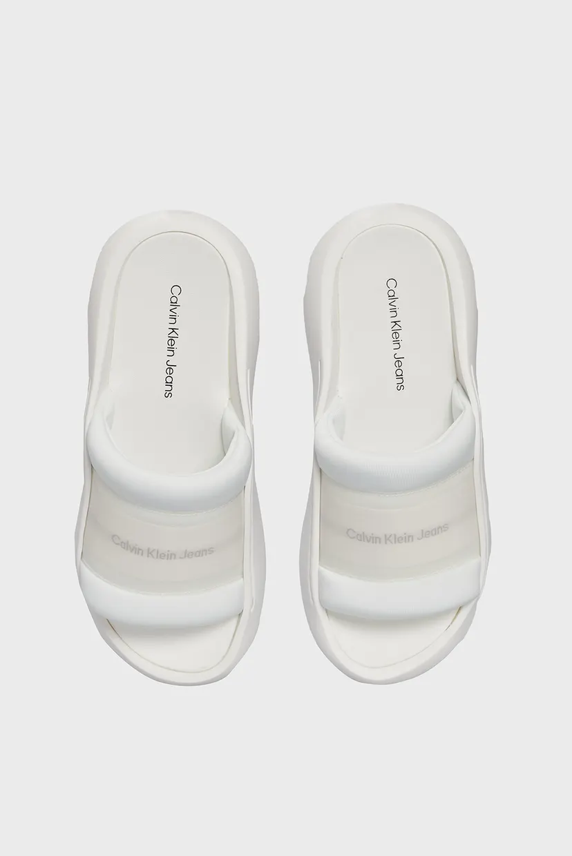 Жіночі білі слайдери HYBRID SANDAL TPU IN LUM MET 4
