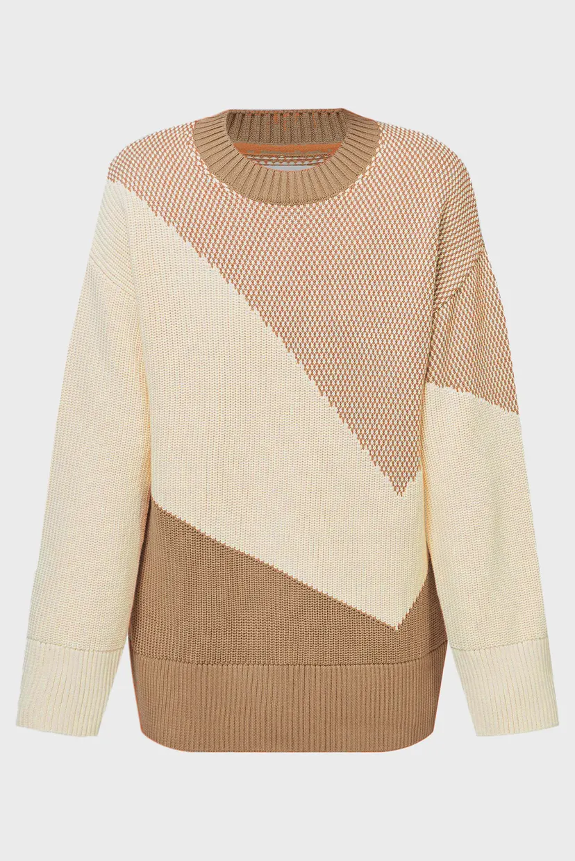 Жіночий светр COLOUR BLOCK COTTON C-NECK 6