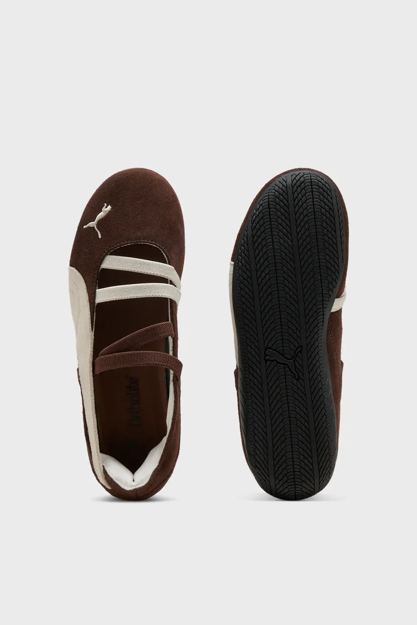 Дитячі коричневі замшеві балетки Speedcat Ballet Sneakers Youth 4