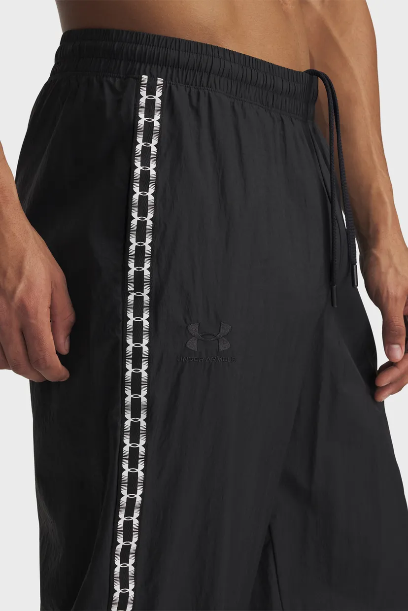 Мужские черные спортивные брюки UA M's 96 Terrace Pant 4