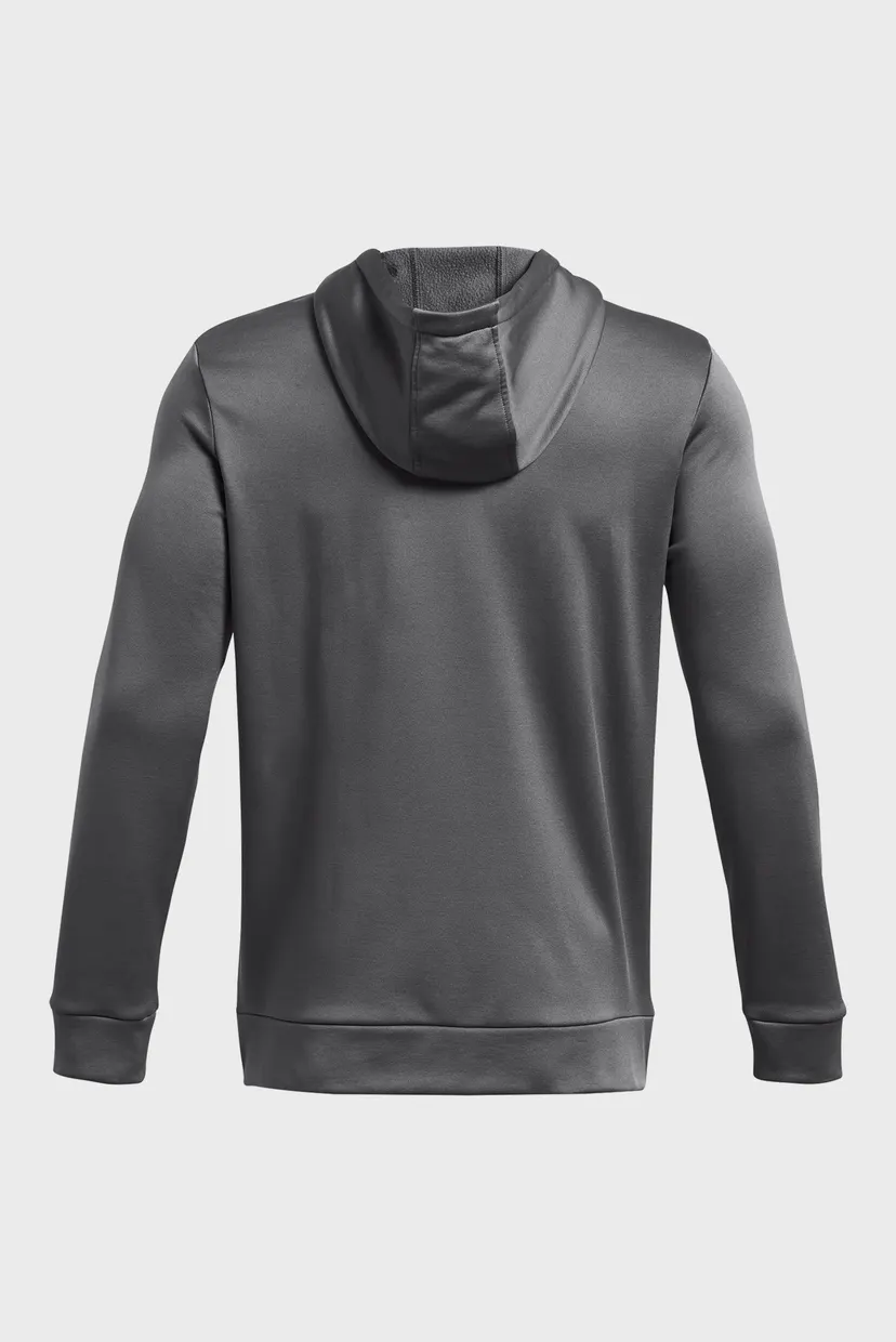 Мужское темно-серое худи UA Armour Fleece FZ Hoodie 5